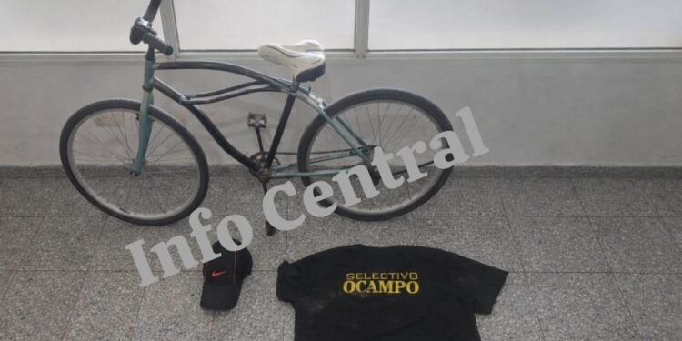  Villa Ocampo: recuperan una bicicleta y trasladan a un hombre por un hecho de hurto.