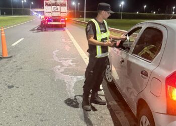 Seguridad vial: Provincia fiscalizó más de 700 vehículos en un operativo especial.