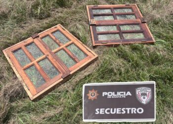 VILLA OCAMPO: RECUPERAN VENTANAS SUSTRAÍDAS EN UN HECHO DE HURTO.