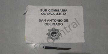 SAN ANTONIO DE OBLIGADO: APREHENDIDO POR LESIONES LEVES EN UN HECHO DE VIOLENCIA DE GÉNERO.