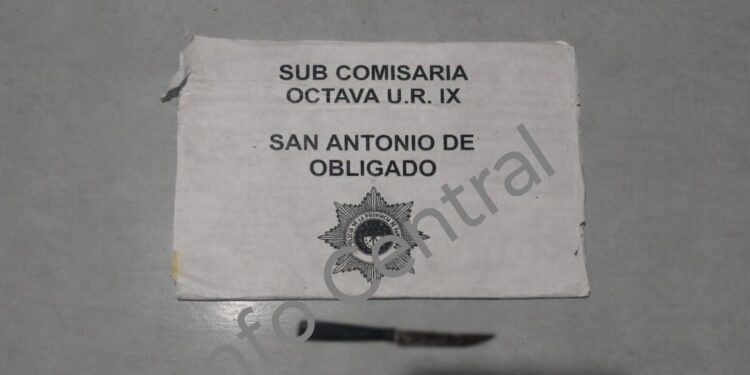 SAN ANTONIO DE OBLIGADO: APREHENDIDO POR LESIONES LEVES EN UN HECHO DE VIOLENCIA DE GÉNERO.