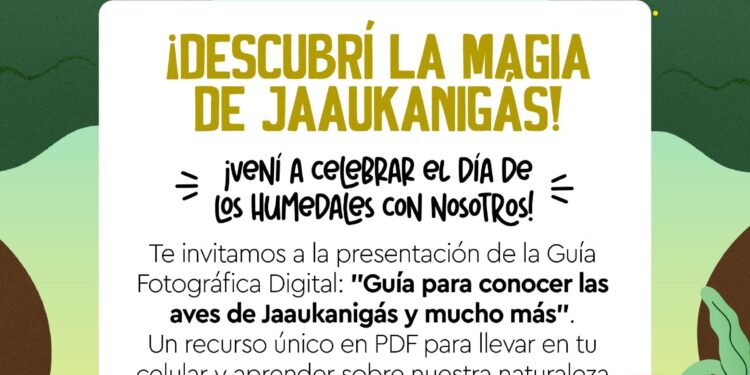 Villa Ocampo: Se presentará una Guía Fotográfica Digital en el marco del Día Mundial de los Humedales.