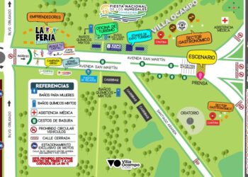 Villa Ocampo presentó el mapa oficial de la XIII Fiesta Nacional de los Humedales Jaaukanigás.