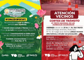 Villa Ocampo se prepara para la XIII Fiesta Nacional de los Humedales: disposiciones clave para el público y la prensa.