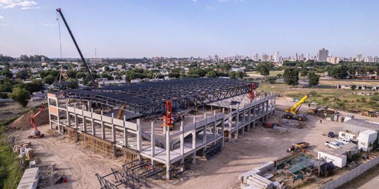 Juegos Suramericanos: las obras del CARD en Santa Fe avanzan a ritmo sostenido.