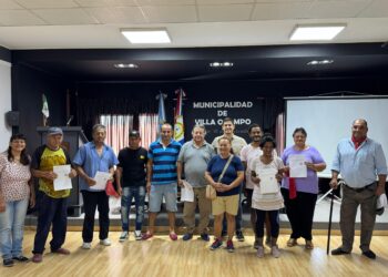 Villa Ocampo: Entrega de Pensiones en el Marco de la Ley Provincial N° 5110.