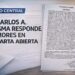 Carlos Ledesma emitió un comunicado tras las acusaciones gráficas y en redes sociales .