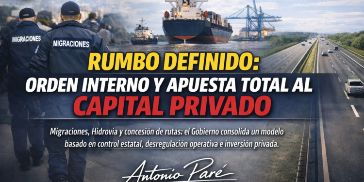 ORDEN, INFRAESTRUCTURA Y CAPITAL PRIVADO: EL NUEVO EJE DE GESTIÓN NACIONAL.