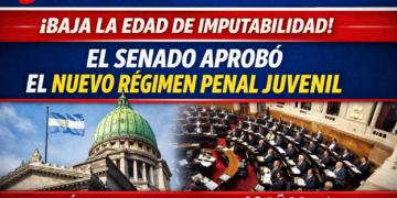 IMPUTABILIDAD: EL SENADO APROBÓ EL NUEVO RÉGIMEN PENAL JUVENIL.