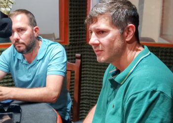 Villa Ocampo: El presidente del Concejo Mario Araujo y el concejal Ignacio Blanco hablaron de obras y proyectos en Modo Berni.