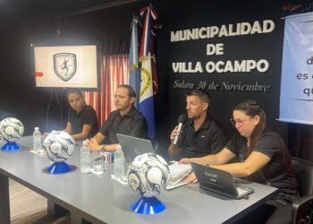 VILLA OCAMPO: Conferencia de prensa del área de Deportes con anuncios, capacitaciones y proyectos para 2026.