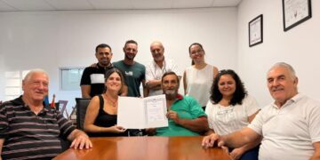 Mancini recibió a la Comisión del Club Pato Cua por la 20° Pesca de la Palometa.