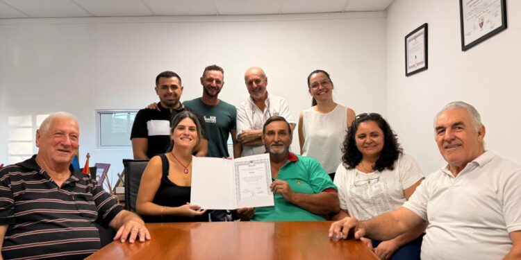 Mancini recibió a la Comisión del Club Pato Cua por la 20° Pesca de la Palometa.
