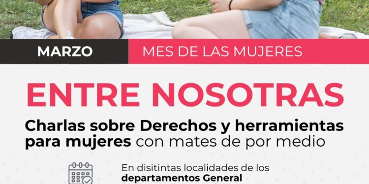 Scarpin y su equipo impulsan encuentros para mujeres en el norte santafesino.