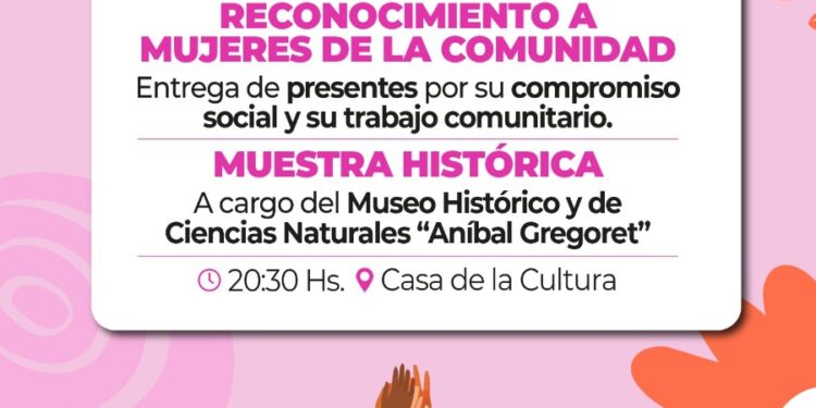 Villa Ocampo : Invitación especial a la comunidad a participar del Acto Central y actividades propuestas en el marco del Mes de la Mujer en la Casa de la Cultura.