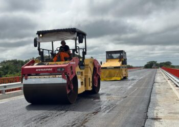 Villa Ocampo: Avanza la obra del Puente El Pindó y entra en su etapa final.