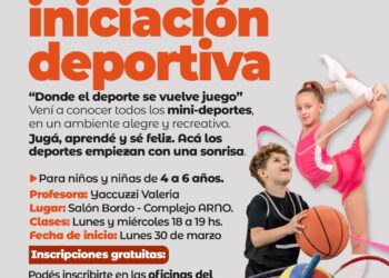 Villa Ocampo lanza la Escuela de Iniciación Deportiva para niños y niñas.