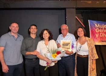 Cristina del Fabro fue reconocida en Reconquista en el marco del programa “Grandes Mujeres”.