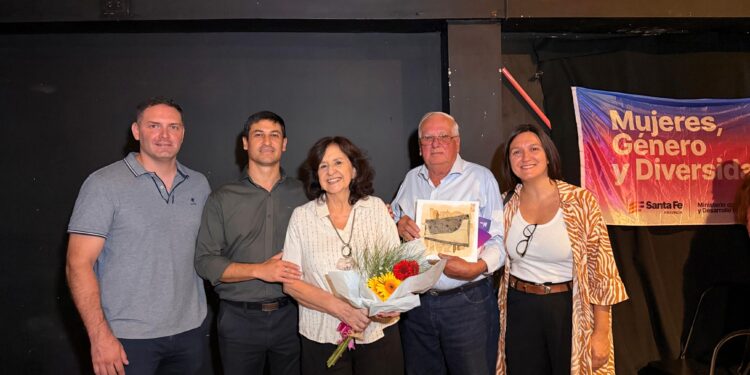 Cristina del Fabro fue reconocida en Reconquista en el marco del programa “Grandes Mujeres”.
