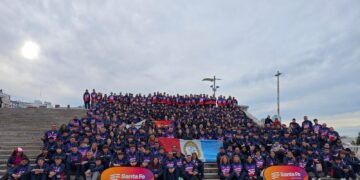 Santa Fe recibió la Copa Campeón Nacional por su desempeño en los Juegos Nacionales Evita 2025.