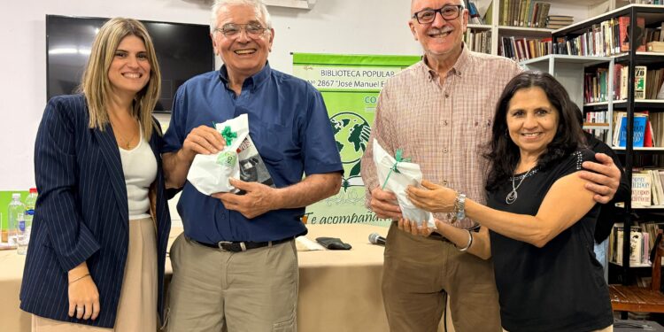 Mancini participó de actividades por el 24M.