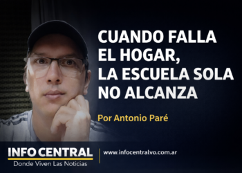 CUANDO FALLA EL HOGAR, LA ESCUELA SOLA NO ALCANZA. Por Antonio Paré