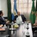 El intendente Cristian Marega avanzó en la implementación de un convenio con la Universidad Nacional de Luján.
