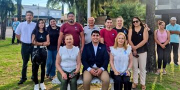  El equipo de La Libertad Avanza Villa Ocampo participó del acto homenaje a los Héroes de Malvinas.