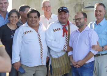 Histórico: la comunidad mocoví de Los Laureles cuenta por primera vez con agua potable.