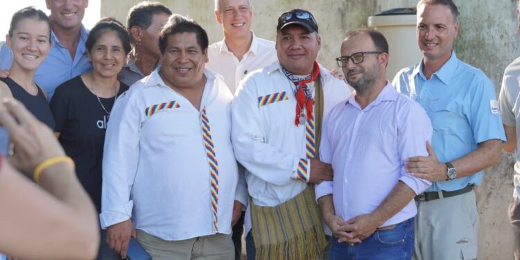 Histórico: la comunidad mocoví de Los Laureles cuenta por primera vez con agua potable.