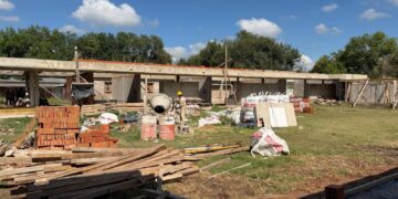 Otra que abandonó Nación: la Provincia reactivó la construcción del nuevo edificio para la Escuela “Julio Maiztegui” de Pueblo Andino.