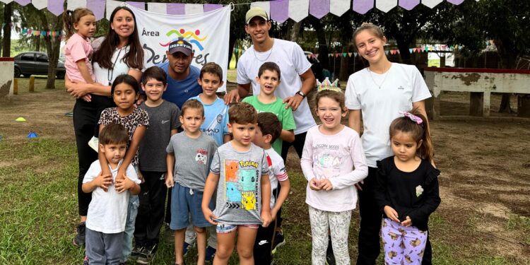 Villa Ocampo: Se realizó con éxito la actividad “Aventura en la Naturaleza” para niños y niñas.