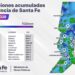 Con un pronóstico de Niño para la provincia, en apenas 4 meses llovió más de lo que suele precipitar durante un año normal.