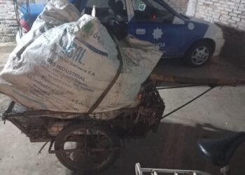 Las Toscas: Sorprendido en plena maniobra: aprehenden a un hombre por hurto en Curtiembre Arlei.