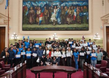 Mancini: “Cuando las juventudes participan, la democracia se fortalece”.