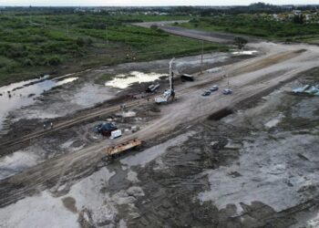 Tercera Vía Reconquista-Avellaneda: el gobierno de Pullaro comenzó el pilotaje para construir el nuevo puente sobre Arroyo El Rey.