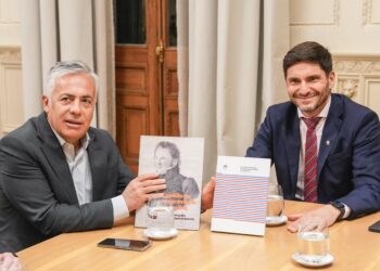 Pullaro se reunió en Rosario con los gobernadores de Mendoza, Chubut y Corrientes.