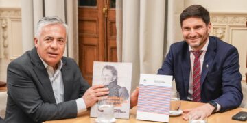 Pullaro se reunió en Rosario con los gobernadores de Mendoza, Chubut y Corrientes.