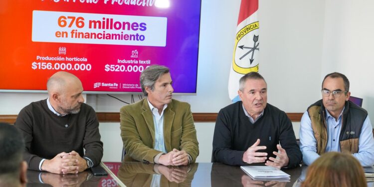 Provincia destina más de $ 3.200 millones para sostener e impulsar a los sectores productivos santafesinos.