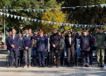VILLA OCAMPO CONMEMORÓ UN NUEVO ANIVERSARIO DE LA REVOLUCIÓN DE MAYO EN PLAZA BELGRANO.