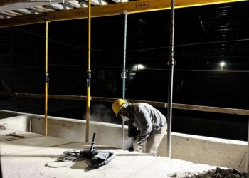Arrancaron los trabajos nocturnos: Provincia acelera la construcción del Estadio Multipropósito de Santa Fe para los Juegos Suramericanos.