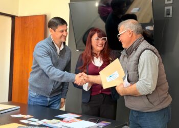 ENTREGA DE PENSIONES LEY 5110 EN VILLA OCAMPO.