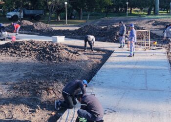 AVANZAN LAS OBRAS DEL PROGRAMA DE OBRAS URBANAS EN VILLA OCAMPO.