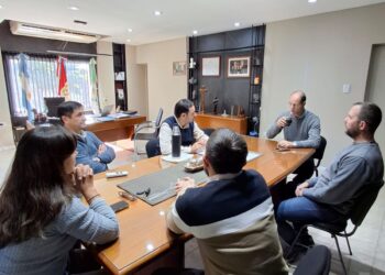 REUNIÓN CON REPRESENTANTES DE RTS MEDIOS EN VILLA OCAMPO.