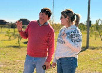 Mancini y Ale fortalecen el trabajo conjunto en San Antonio.