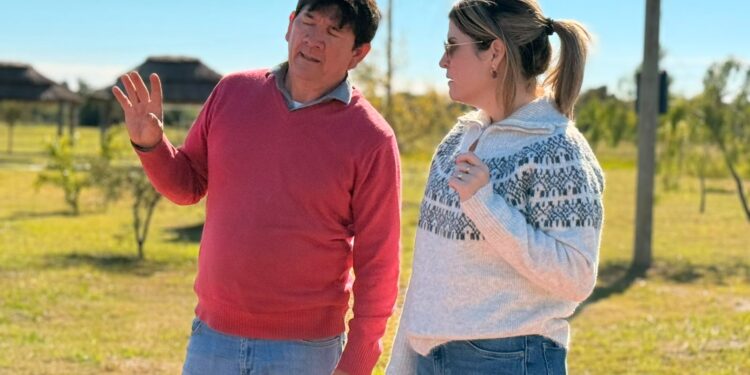 Mancini y Ale fortalecen el trabajo conjunto en San Antonio.