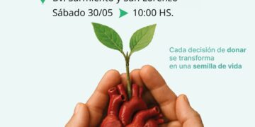 Plantación de un árbol por el Día Nacional de donación de órganos y tejidos.