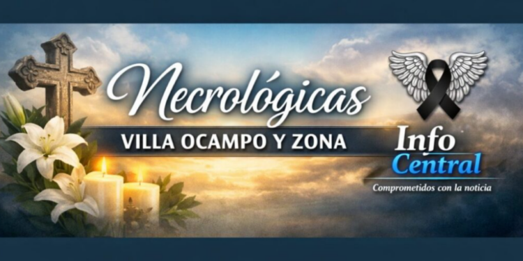 Villa Ocampo : Fallecimiento de Irma Bruno Vda. De Mussin , a los 89 años.