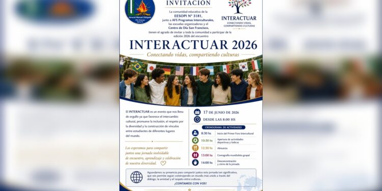 Villa Ocampo será sede de “Interactuar 2026”, una jornada para celebrar la diversidad cultural.