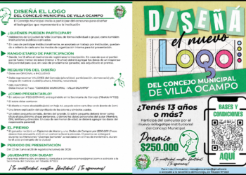 El Concejo Municipal de Villa Ocampo lanzó un concurso para diseñar su nuevo logo institucional con un premio de $250.000.